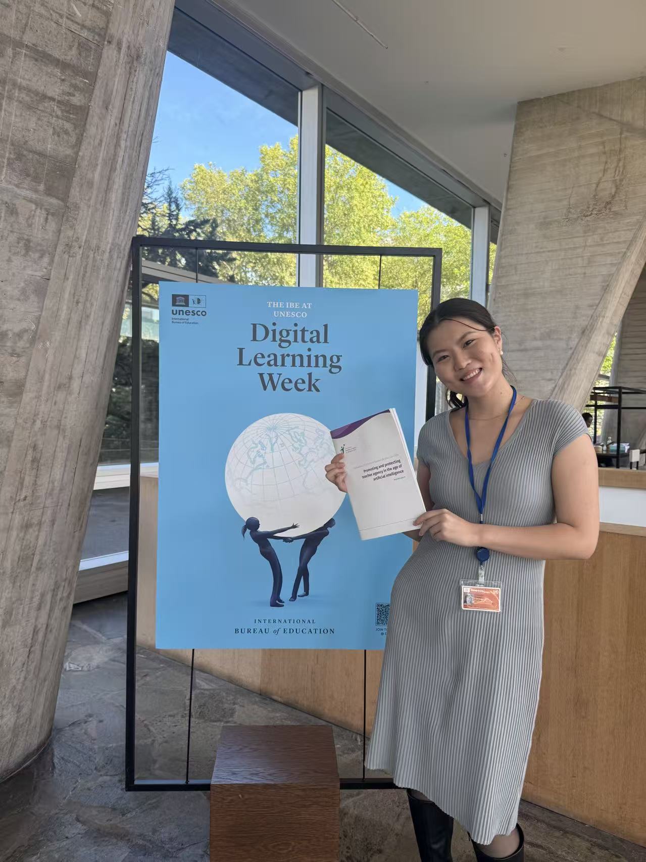 Audrey at UNESCO Digital Learning Week